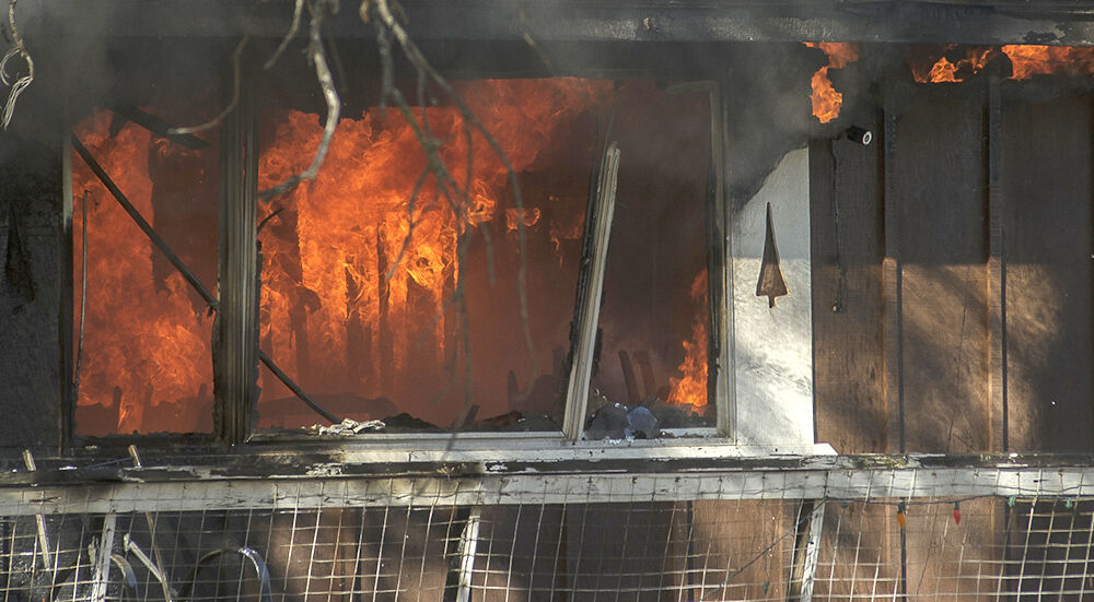 House fire The Dalles